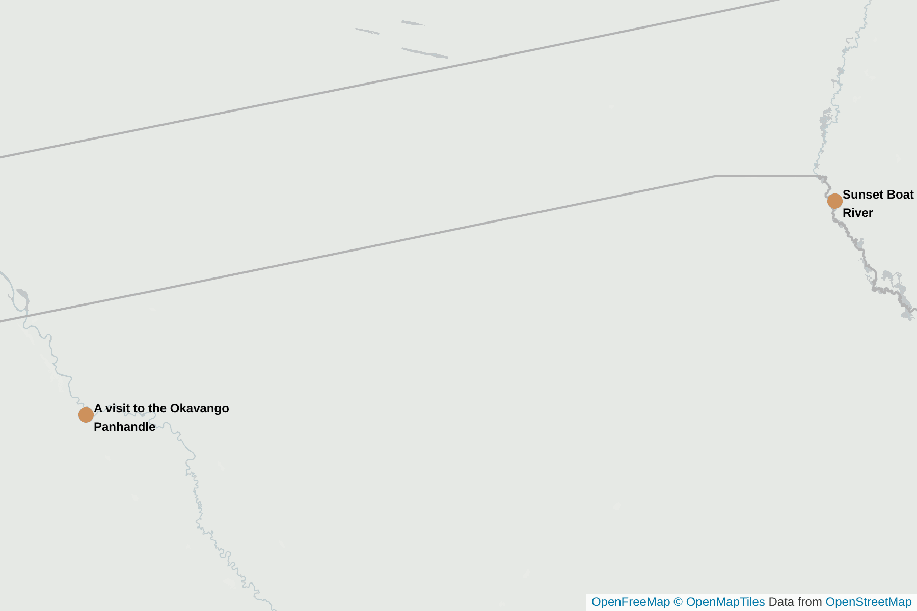 Map of Lechwe