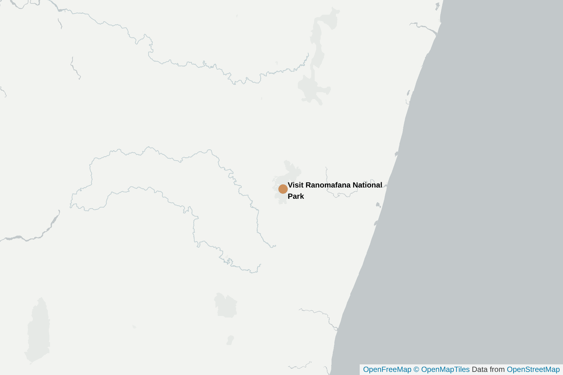 Map of Ranomafana