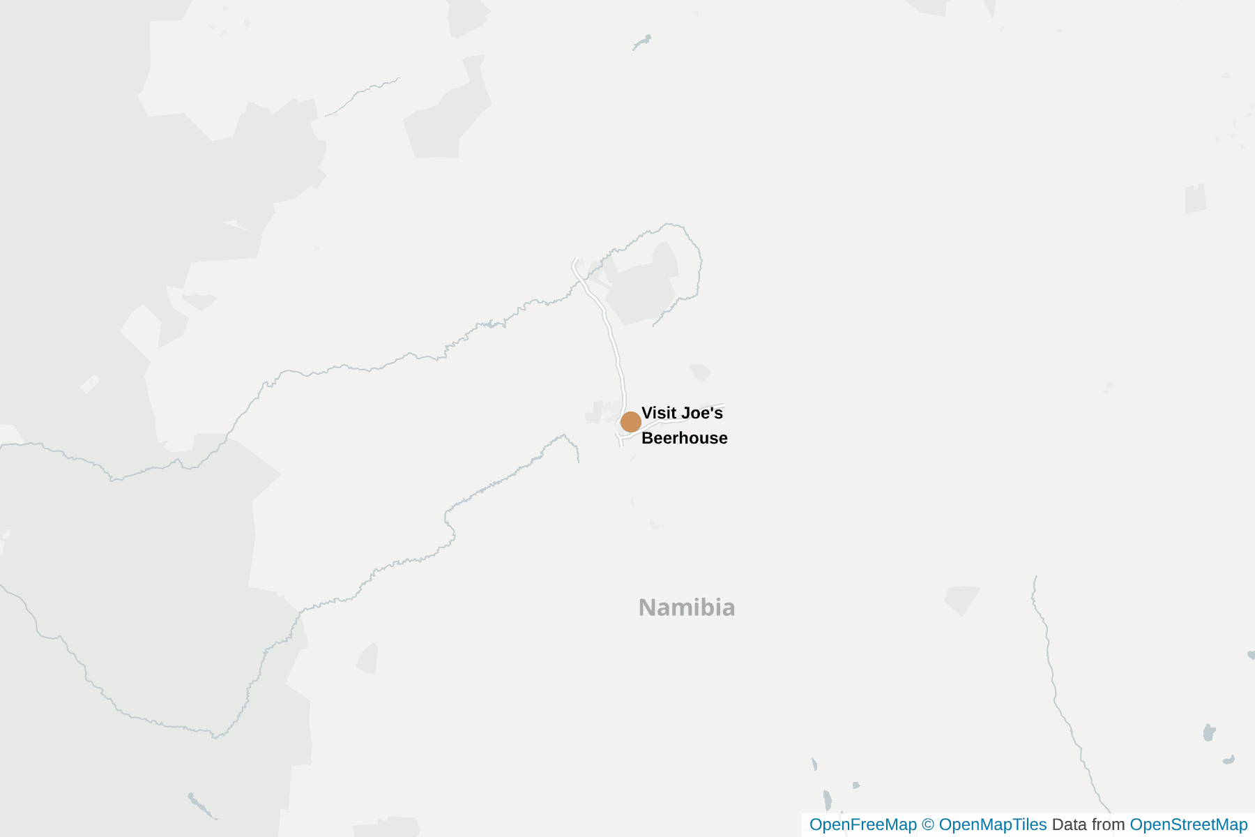 Map of Windhoek