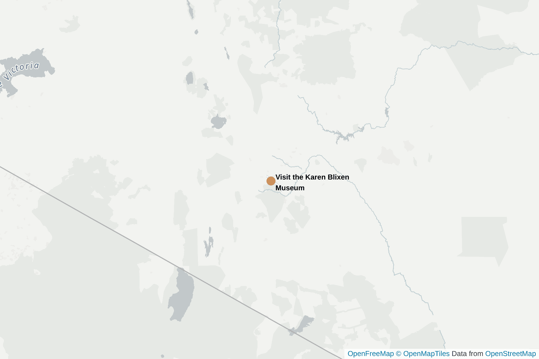 Map of Visit the Karen Blixen Museum