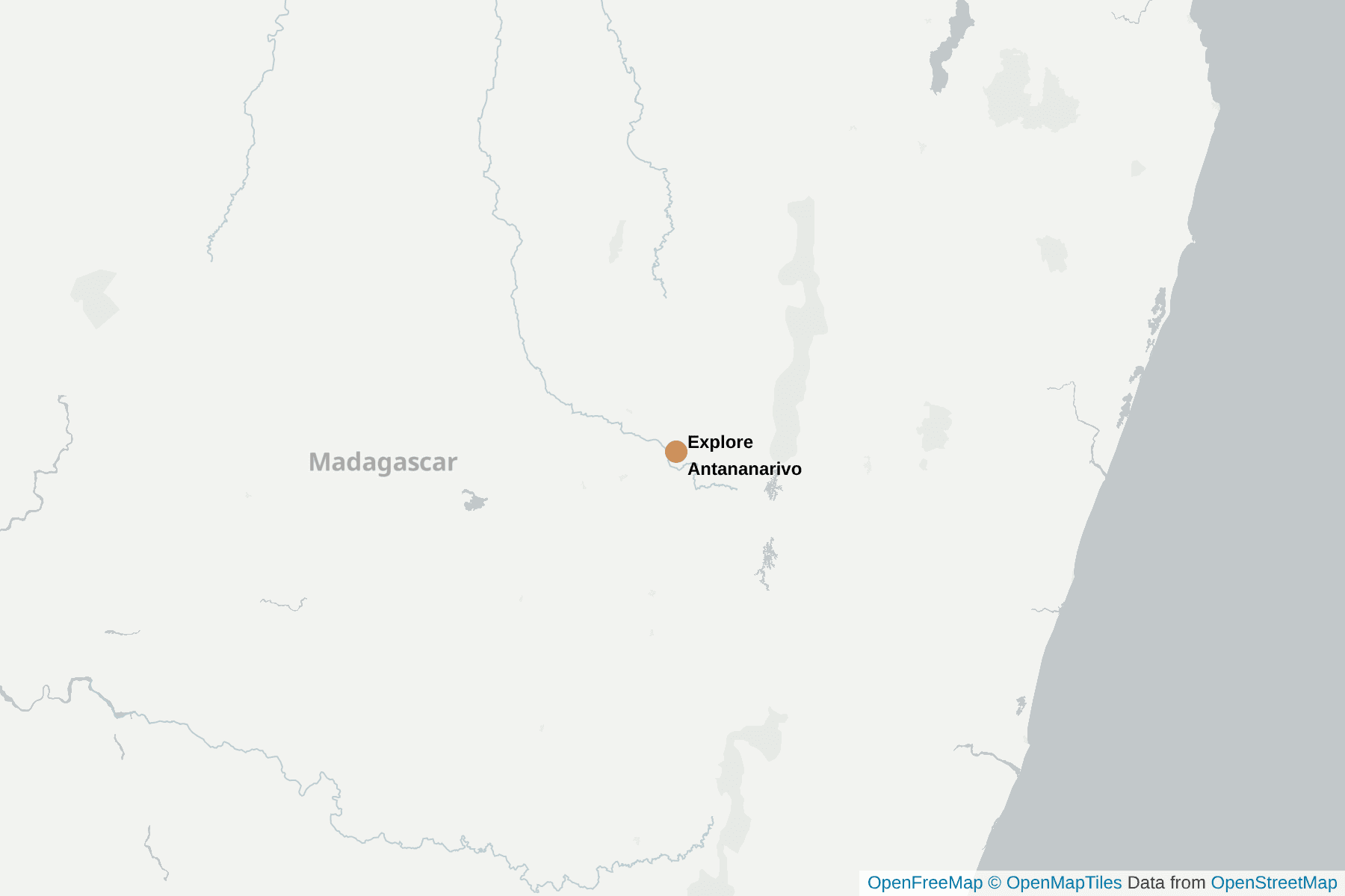 Map of Explore Antananarivo
