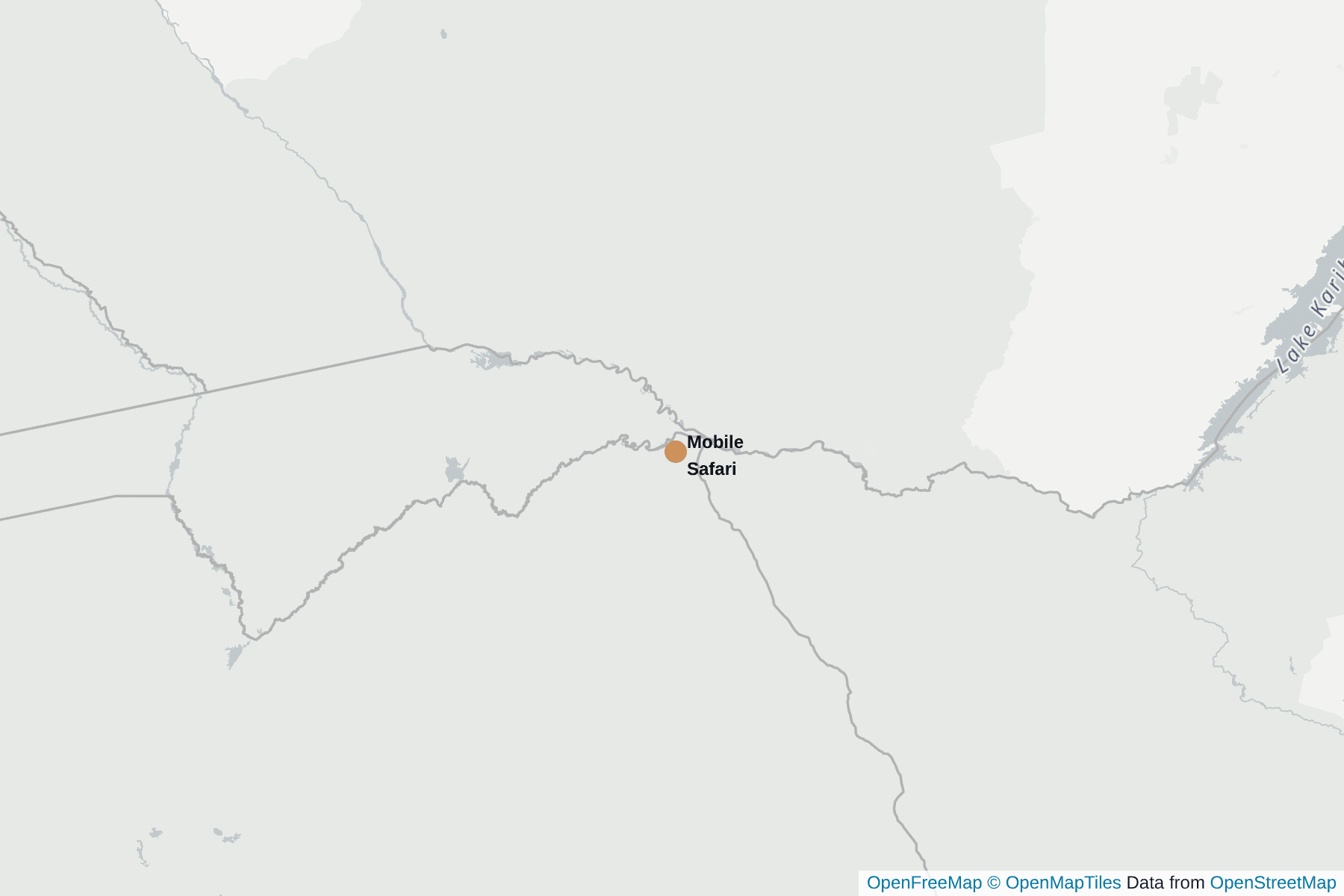 Map of Mobile Safari