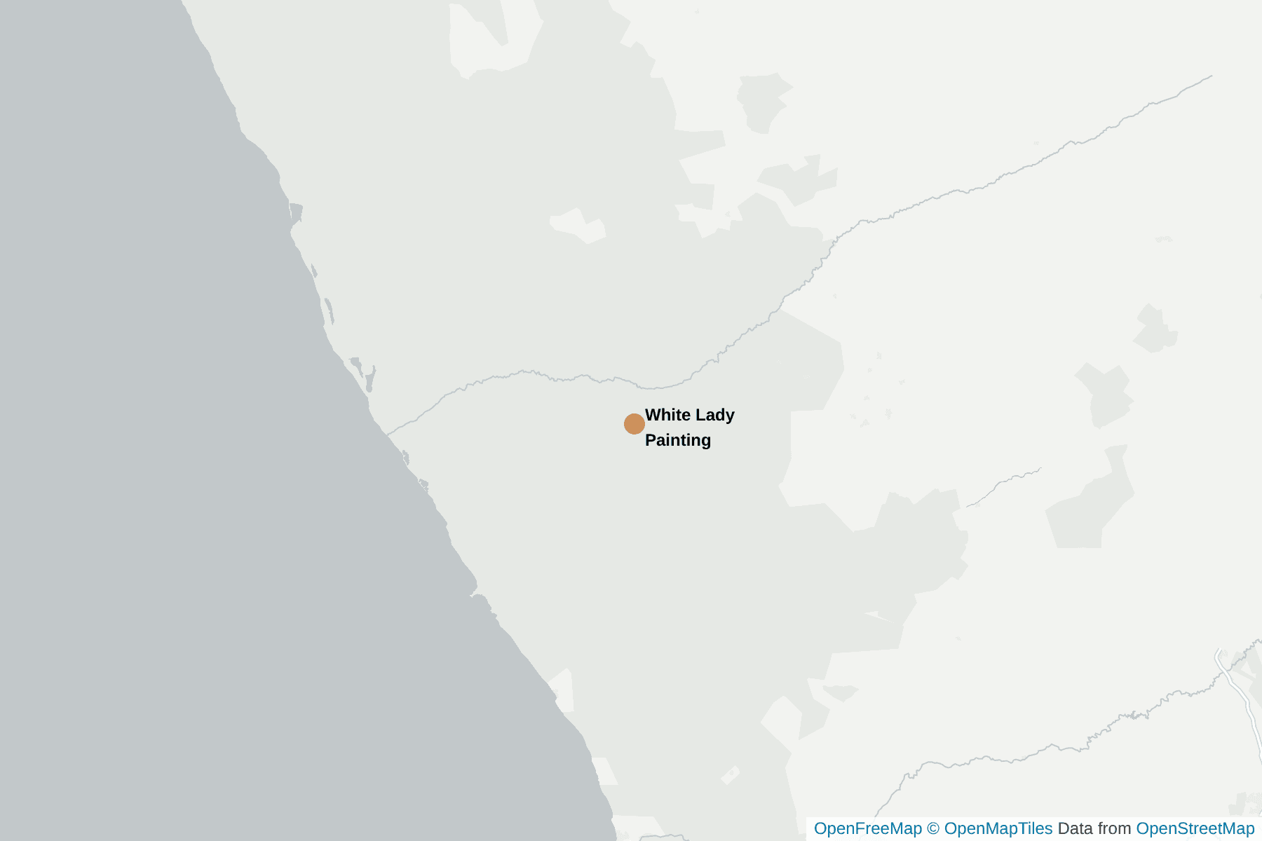 Map of White Lady Painting